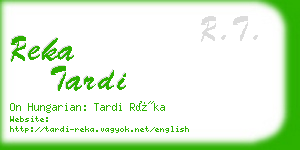 reka tardi business card